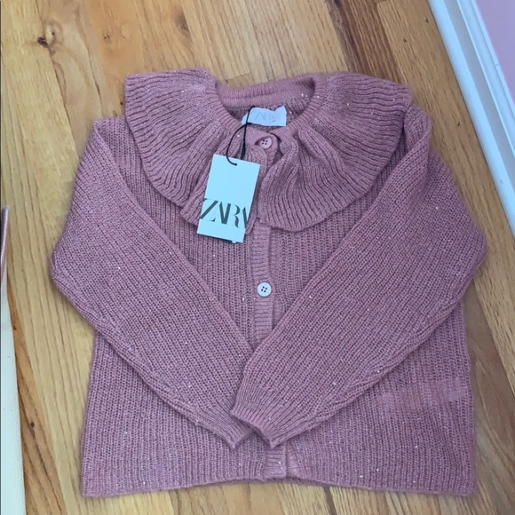 - Zara girls sequin Cardigan - Picture 3 of 5